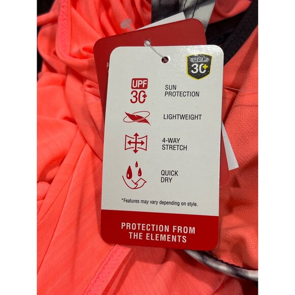 Starfish Womens Coral Racerback Tank Top With Built-In Bra Size 12 - Picture 5 of 5